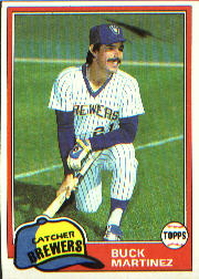 1981 Topps Baseball Cards      056      Buck Martinez